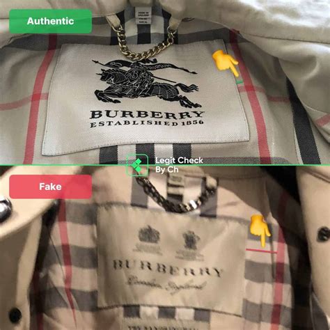 burberry how to spot a fake|identify burberry raincoat.